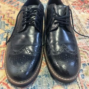 Clark’s Navy Leather Men's Aldwin Limit